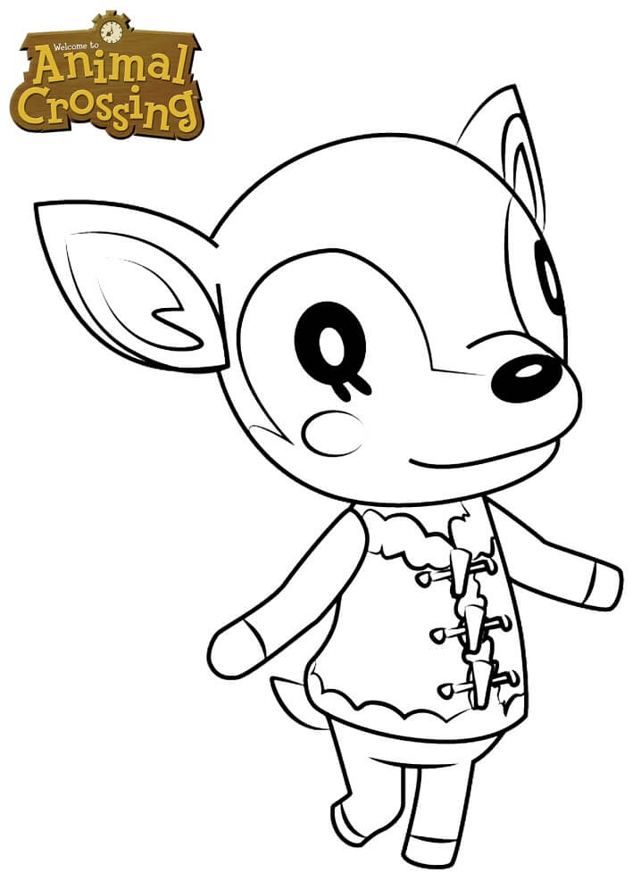 Animal Crossing Coloring Pages - Free Printable Coloring Pages for Kids