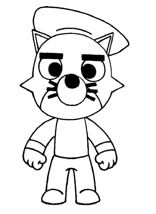 felix piggy roblox coloring page free printable coloring pages for kids