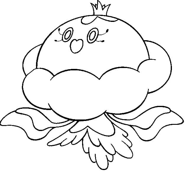 jellicent coloring pages for children pokemon