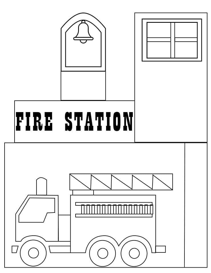 Fire Station Printable