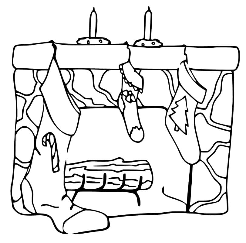 Fireplace 11 Coloring Page Free Printable Coloring Pages For Kids