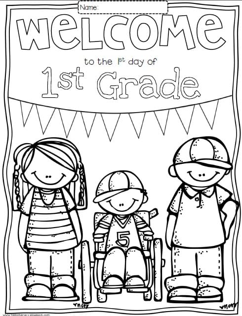 First Day Of School Coloring Pages Free Printable Coloring Pages For Kids