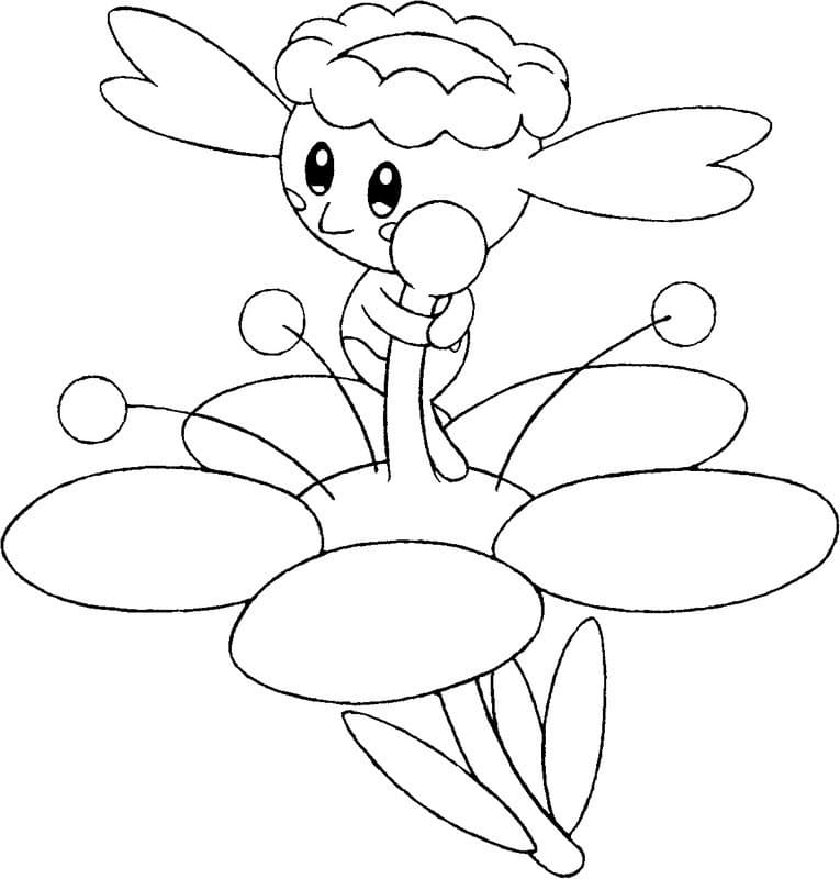 pokemon coloring pages flabebe db