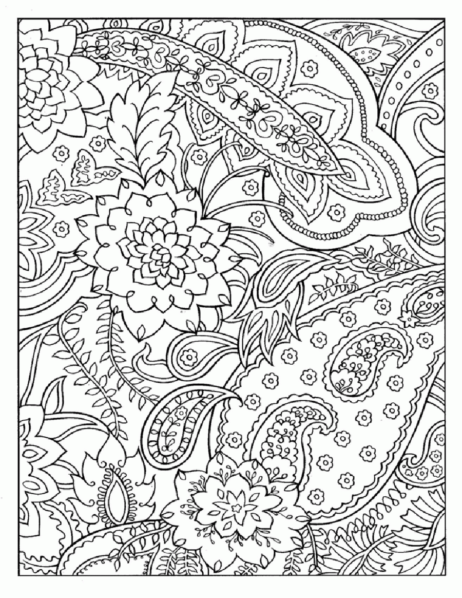 Flower Abstract Coloring Page   Free Printable Coloring Pages for Kids