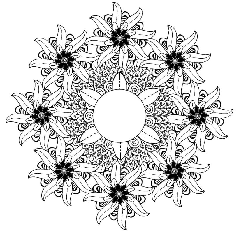 Flower Mandala 24