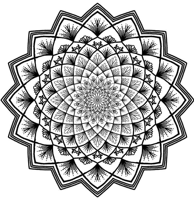 Flower Mandala 6