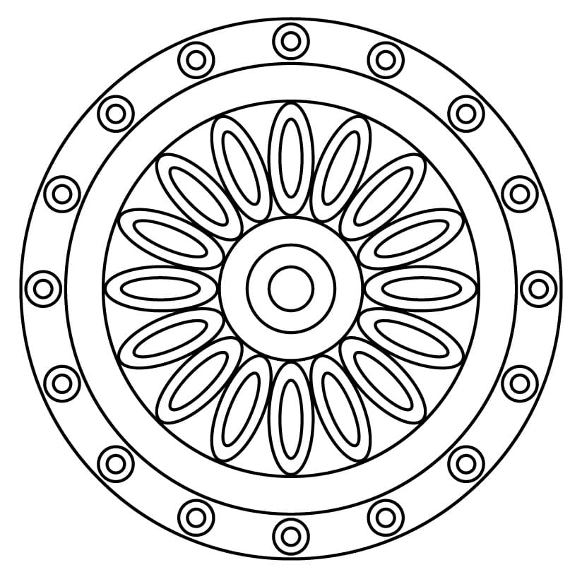 Flower Mandala Printable