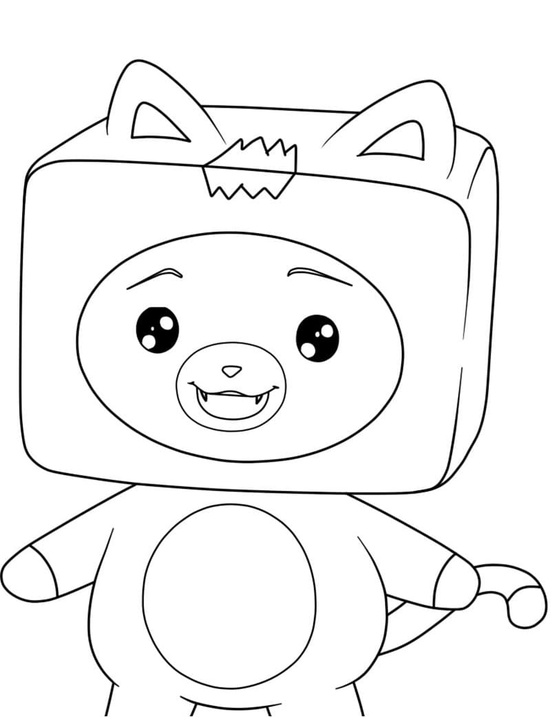 Lankybox Foxy Coloring Page Free Printable Coloring Pages for Kids
