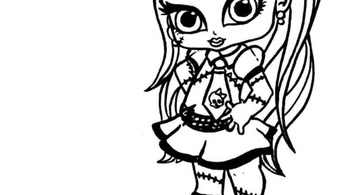 Free Printable Monster High Coloring Pages Frankie Stein
