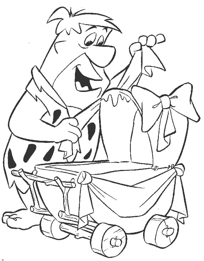 Fred Flintstone and Baby