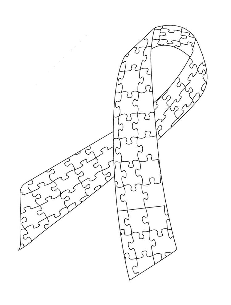 Trauma Awareness Ribbon Coloring Page Infoupdate
