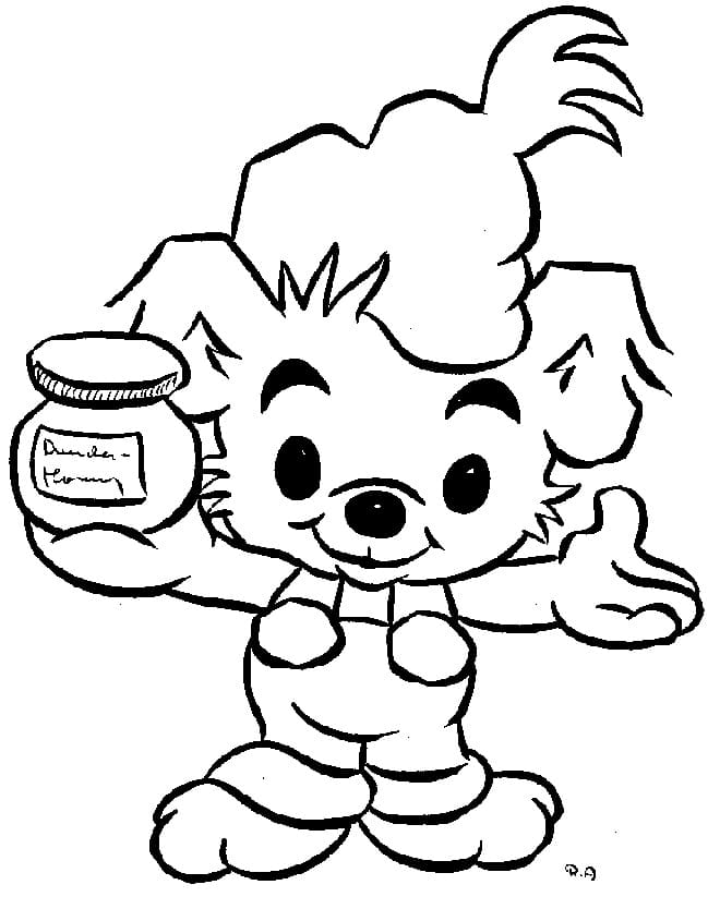 Bamse Printable Coloring Page - Free Printable Coloring Pages for Kids