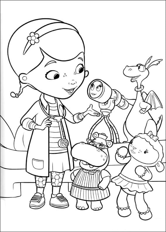 rockstar ruby coloring pages doc mcstuffins