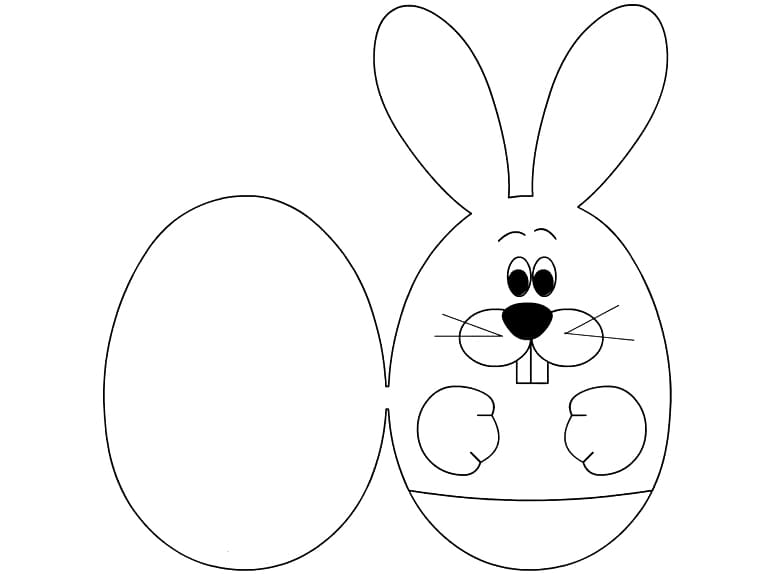 Printable Easter Card Coloring Page Free Printable Coloring Pages For 