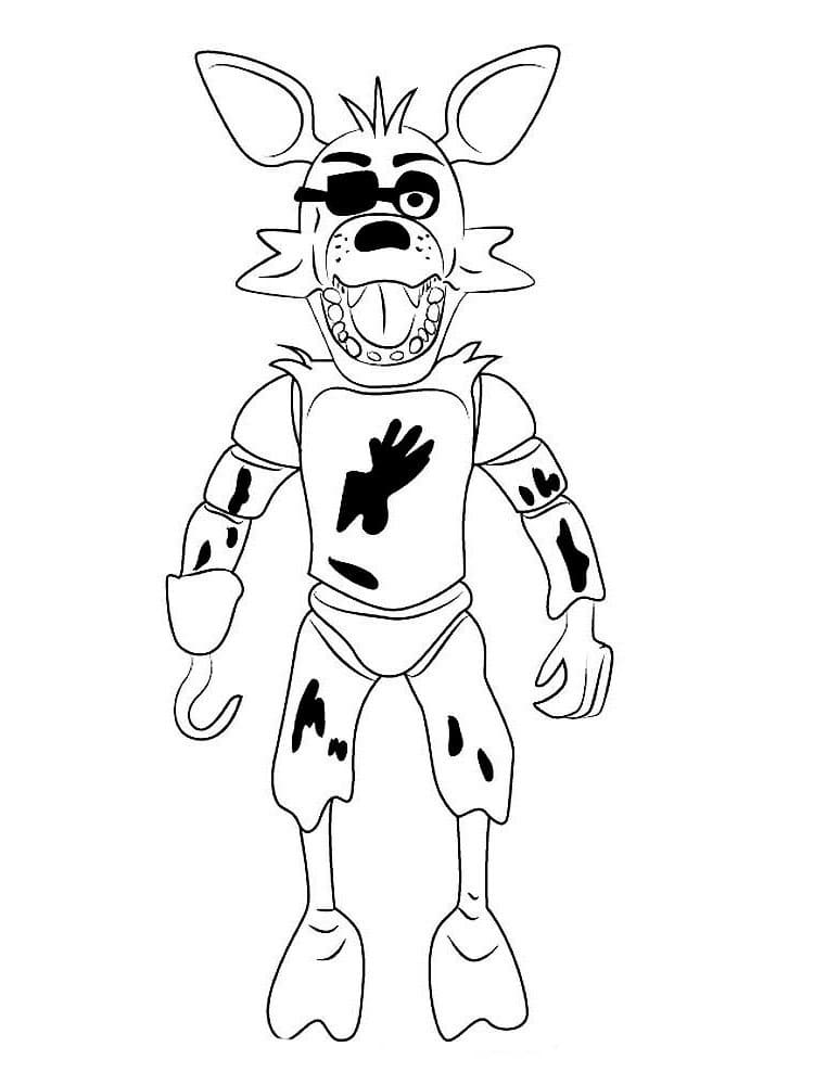 Free Printable Coloring Pages Foxy Five Nights At Freddys Chica