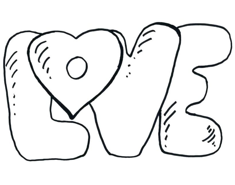free love coloring page free printable coloring pages for kids