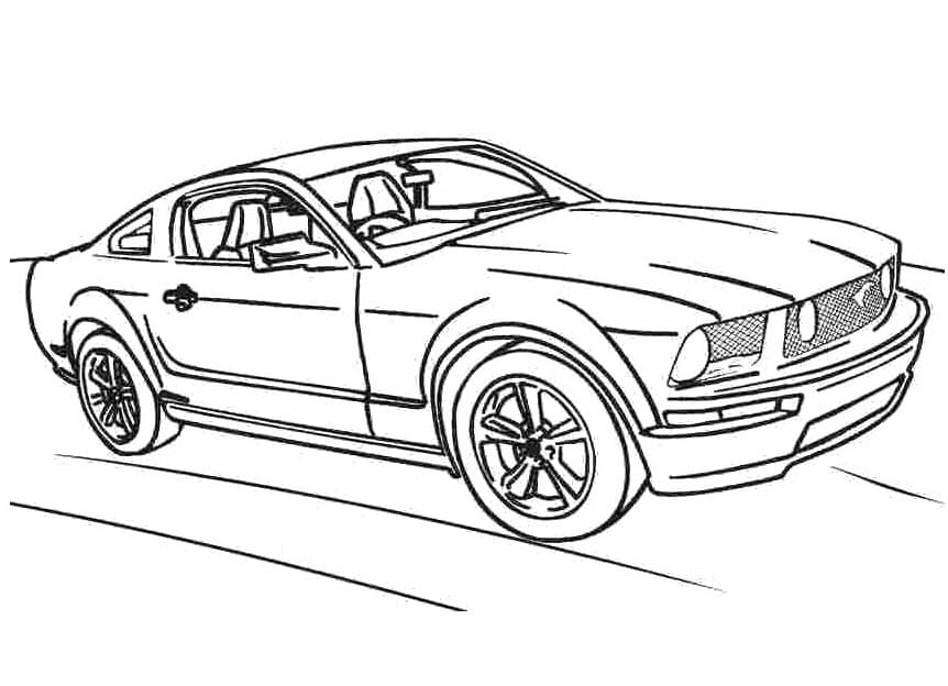 Mustang Coloring Pages - Free Printable Coloring Pages for Kids