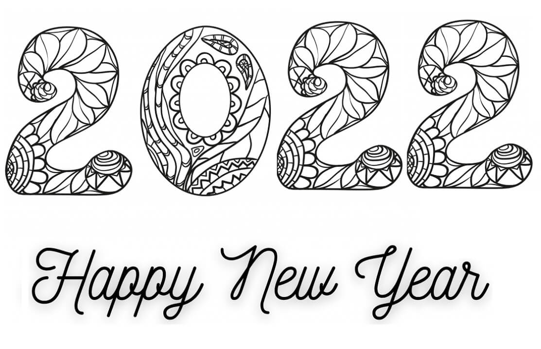 Happy New Year 20 Coloring Pages   Free Printable Coloring Pages ...