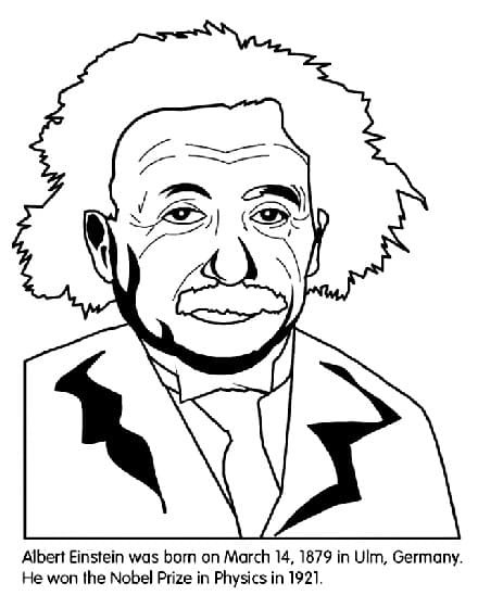 Free Printable Albert Einstein