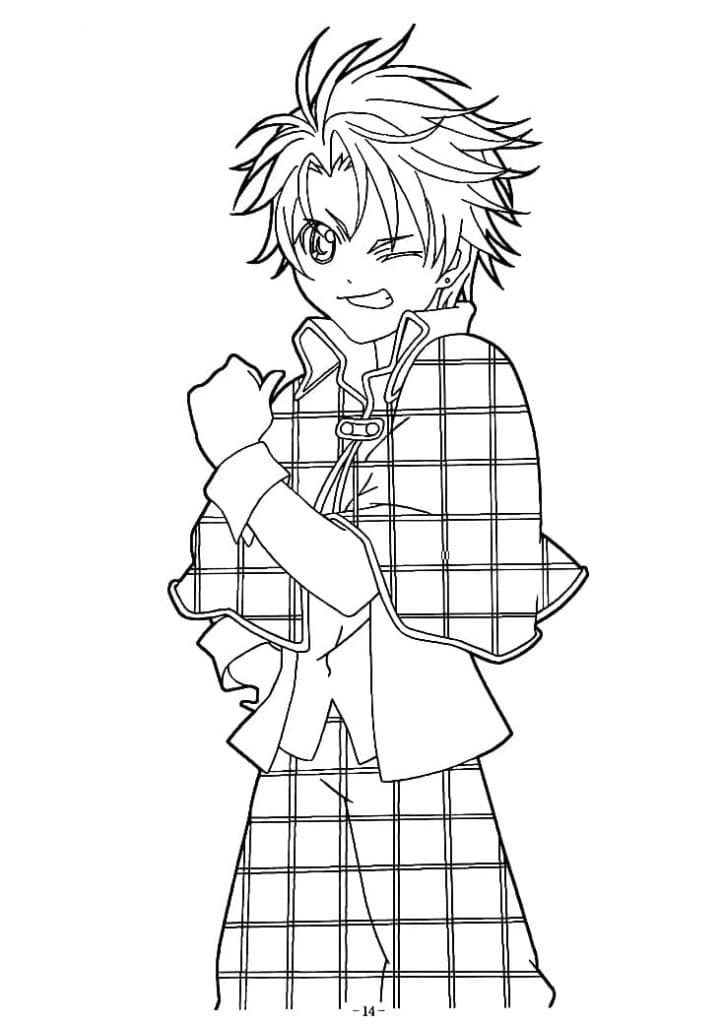 Free Printable Anime Boy Coloring Page - Free Printable Coloring Pages for  Kids