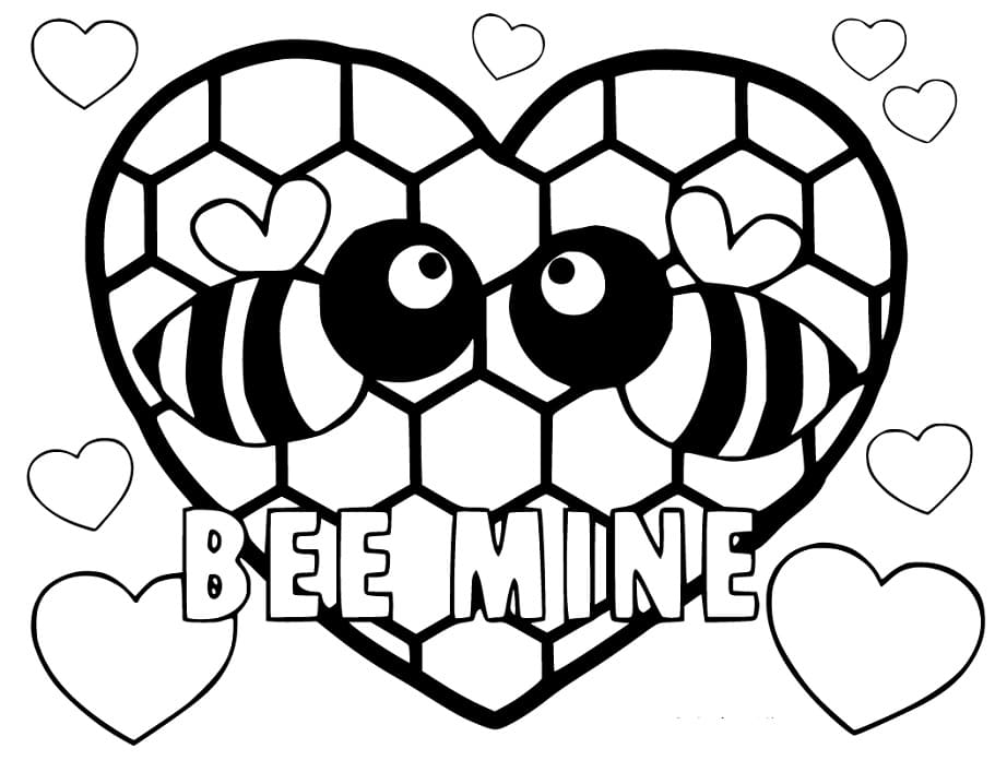 Free Printable Bee Mine