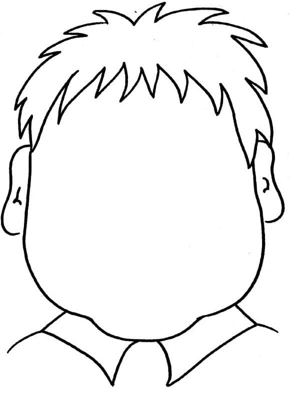 Free Printable Blank Face Coloring Page Free Printable Coloring Pages