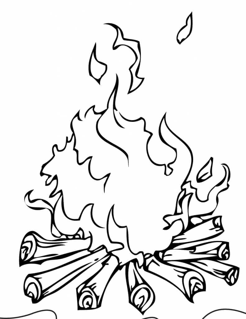 Bonfire Coloring Pages Free Printable Coloring Pages For Kids