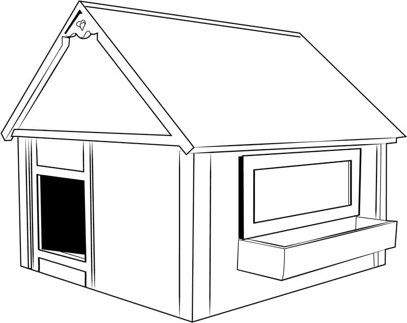 Free Printable Doghouse