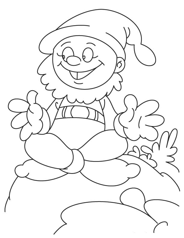 Free Printable Dwarf Coloring Page - Free Printable Coloring Pages for Kids