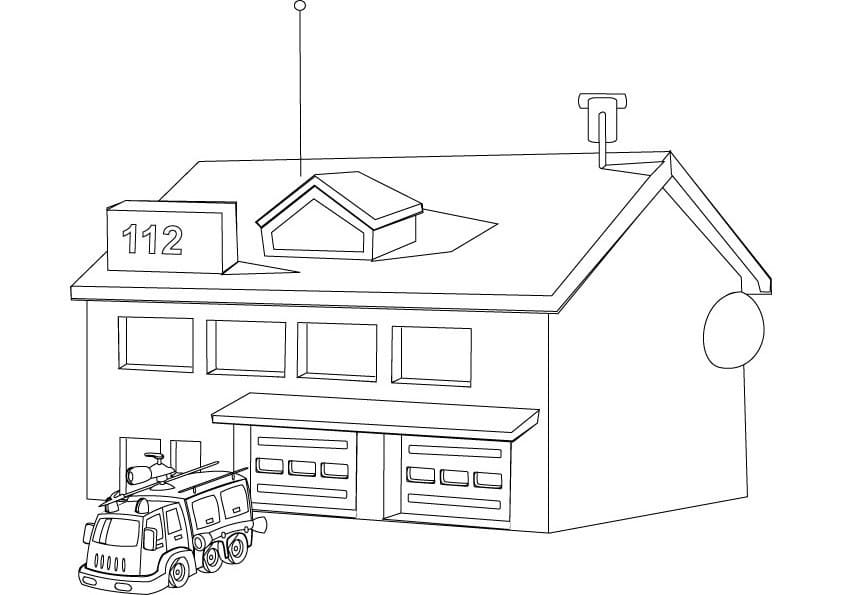 Free Printable Fire Station