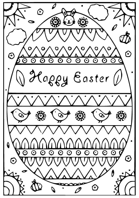 Free Printable Happy Easter Card