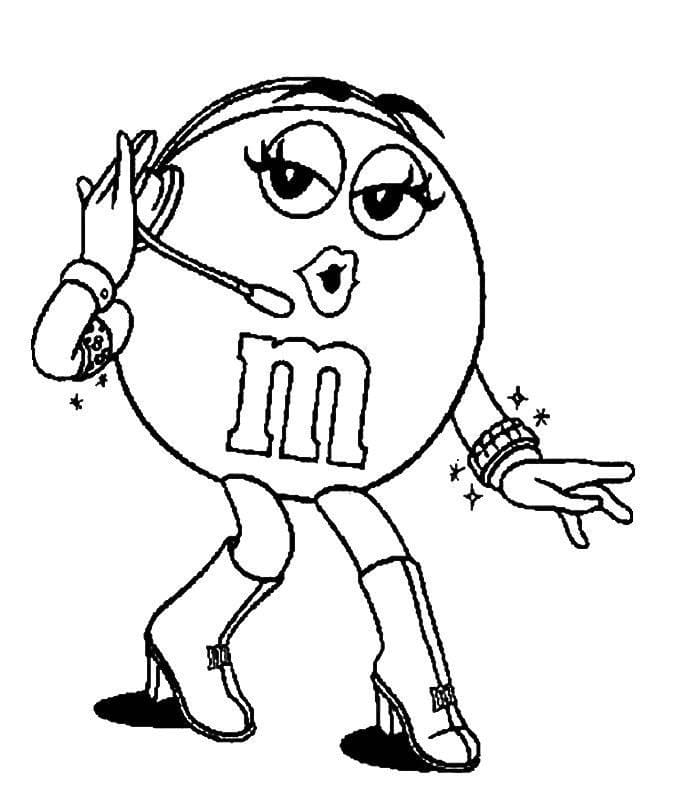 M M s Coloring Pages Free Printable Coloring Pages For Kids