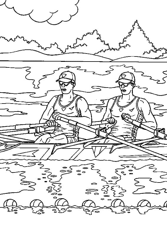 Free Printable Rowing