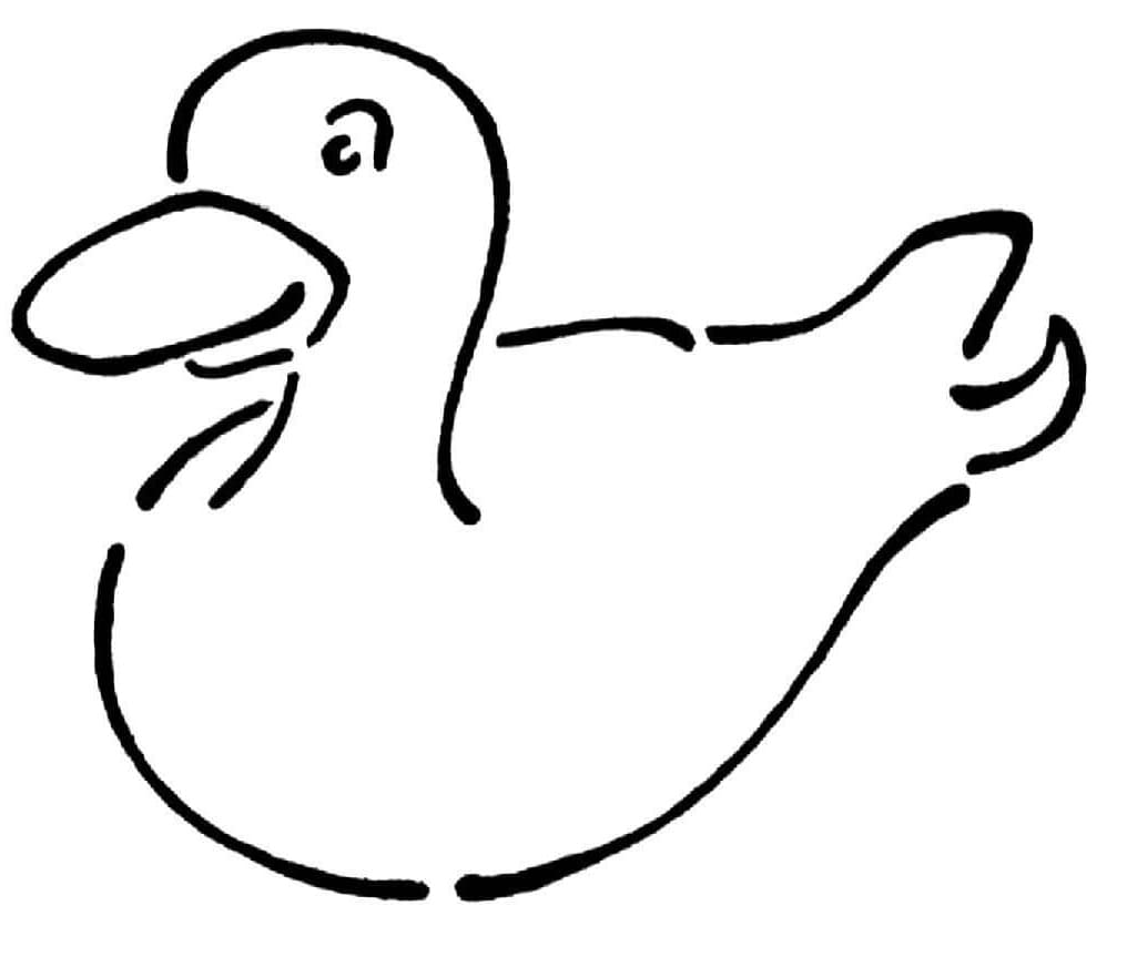 Free Printable Rubber Duck