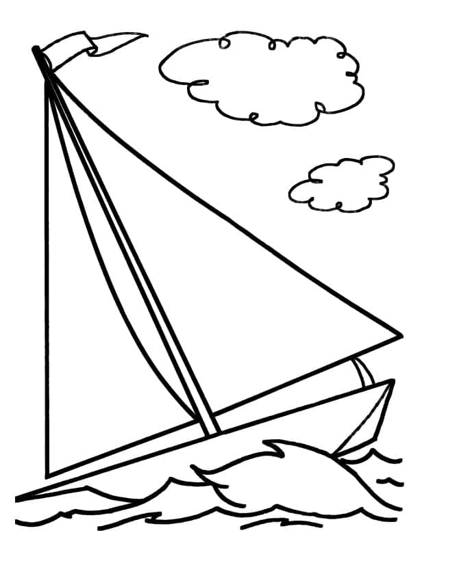 Free Printable Sailing Boat