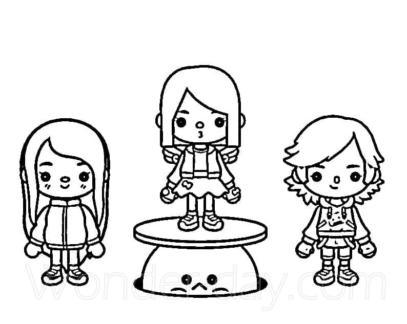Toca Boca Girl Coloring Page Printable Coloring Page For Kidstoca Boca Toca Boca Girl Coloring Page Printable Coloring Page For Kidstoca Boca