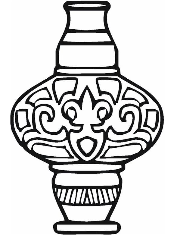 Greek Vase Coloring Page - Free Printable Coloring Pages for Kids
