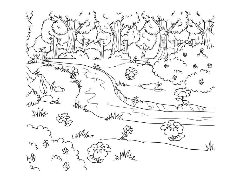 River Coloring Pages - Free Printable Coloring Pages for Kids