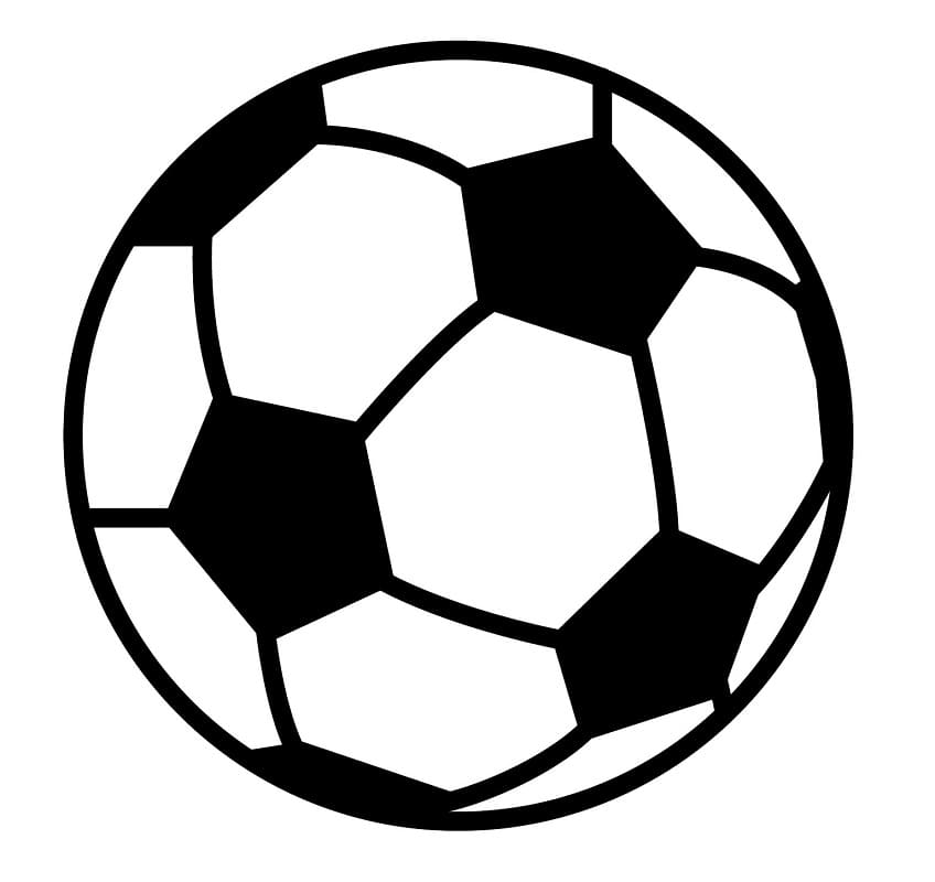 Free Coloring Pages About Soccer Balls