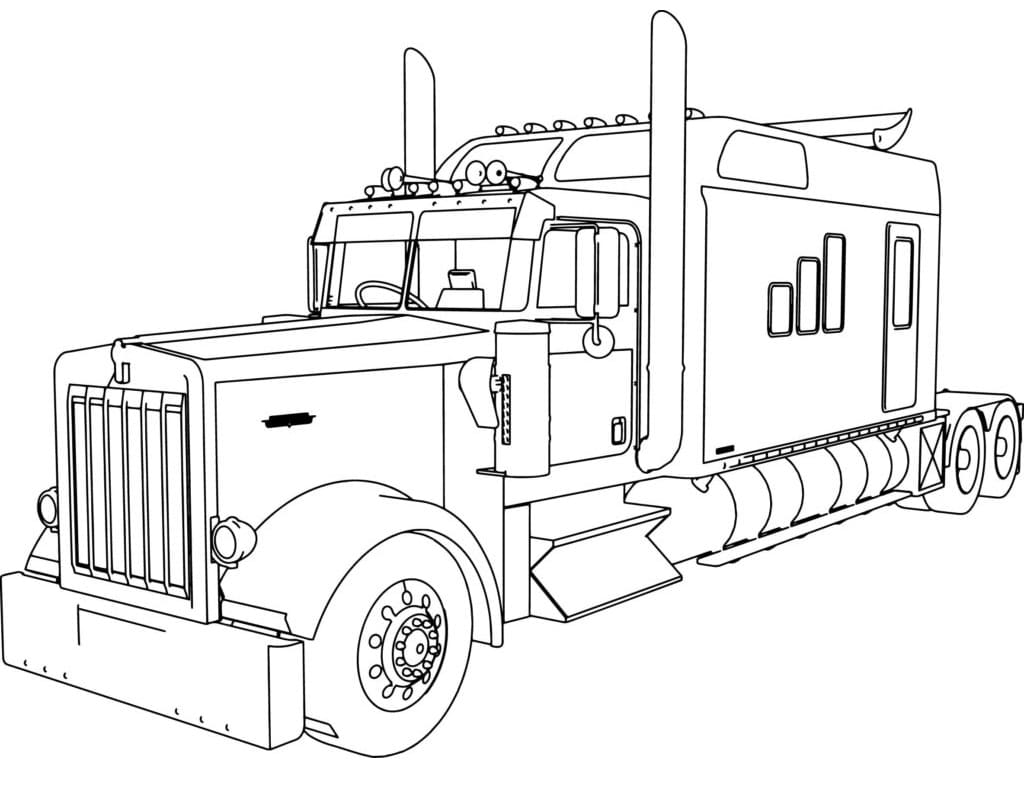 Free Truck Coloring Page Free Printable Coloring Pages For Kids