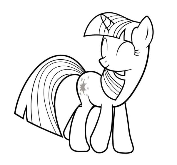 Free Twilight Sparkle to Color