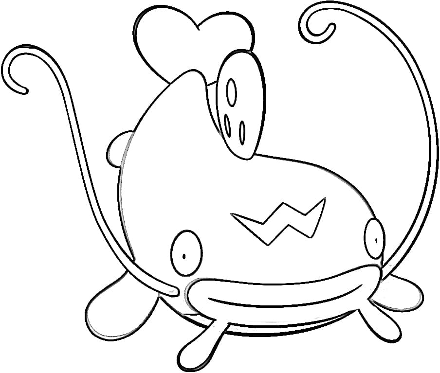 printable whiscash coloring pages pokemon