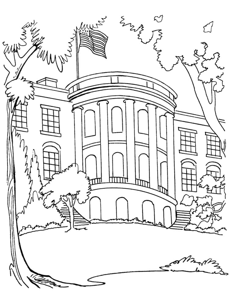 washington monument coloring page