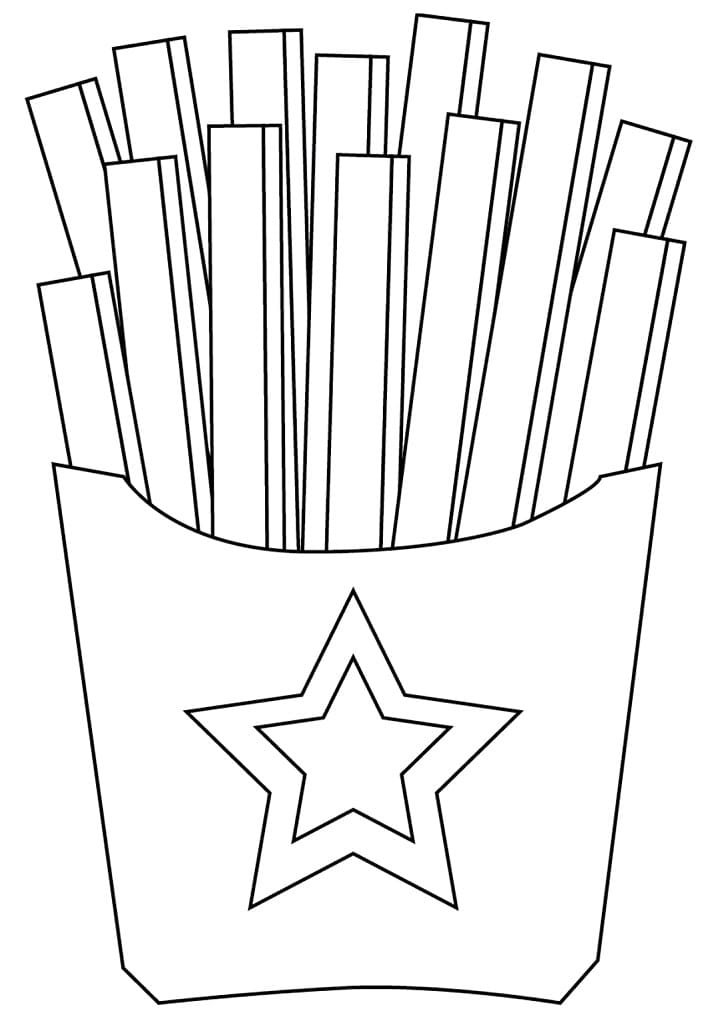 French Fries Printable