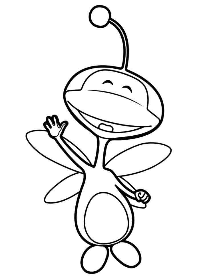Friendly Uki Coloring Page - Free Printable Coloring Pages for Kids