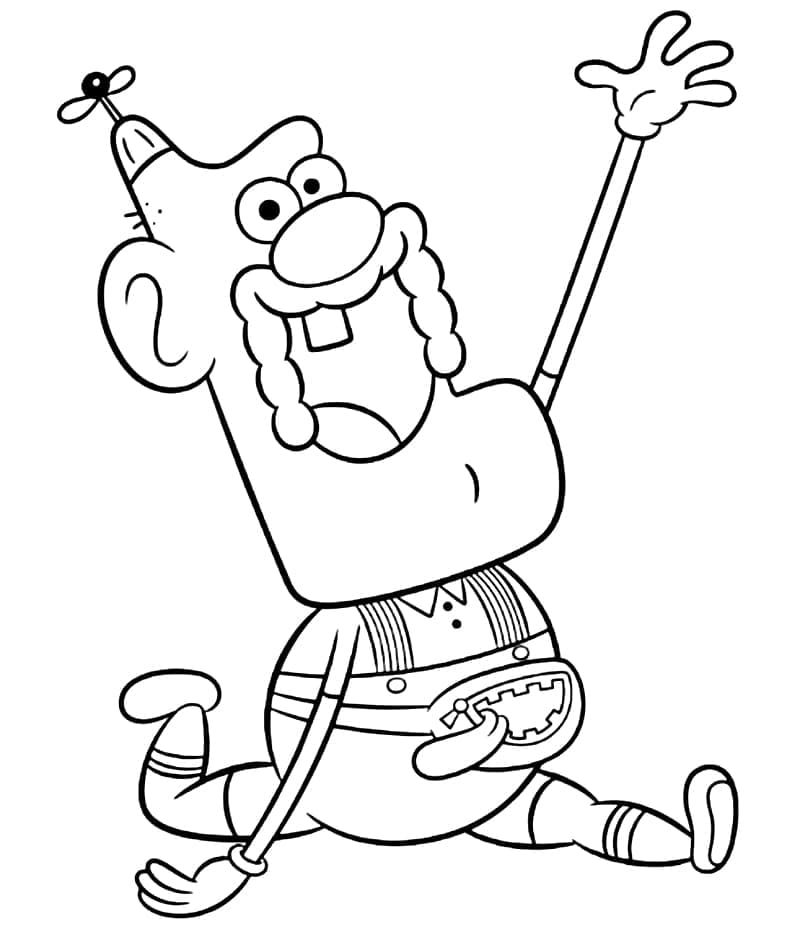 uncle coloring pages