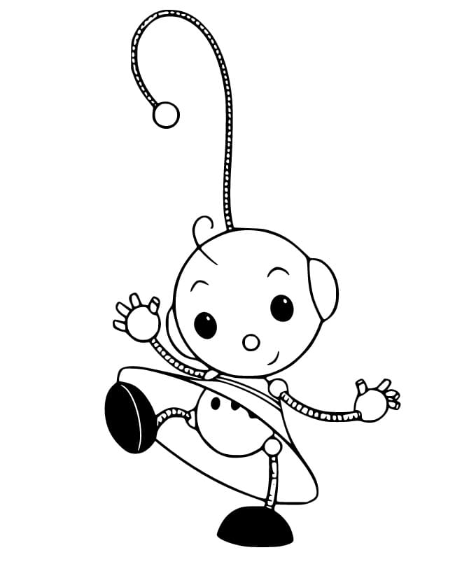Friendly Zowie Polie Coloring Page - Free Printable Coloring Pages for Kids