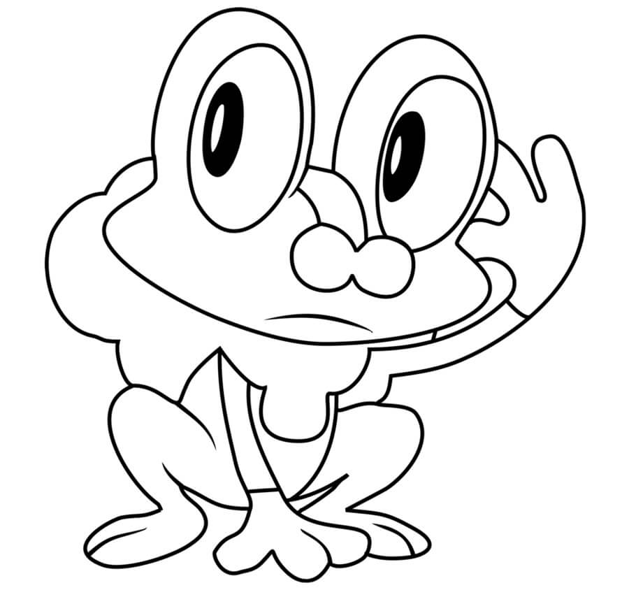 Pokemon Froakie Coloring Page - Get Coloring Pages