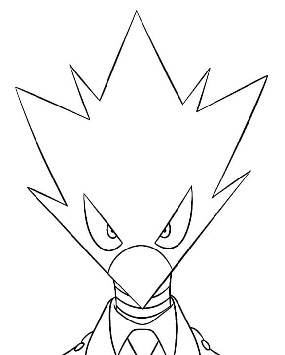 Fumikage Tokoyami Coloring Pages - Free Printable Coloring Pages for Kids