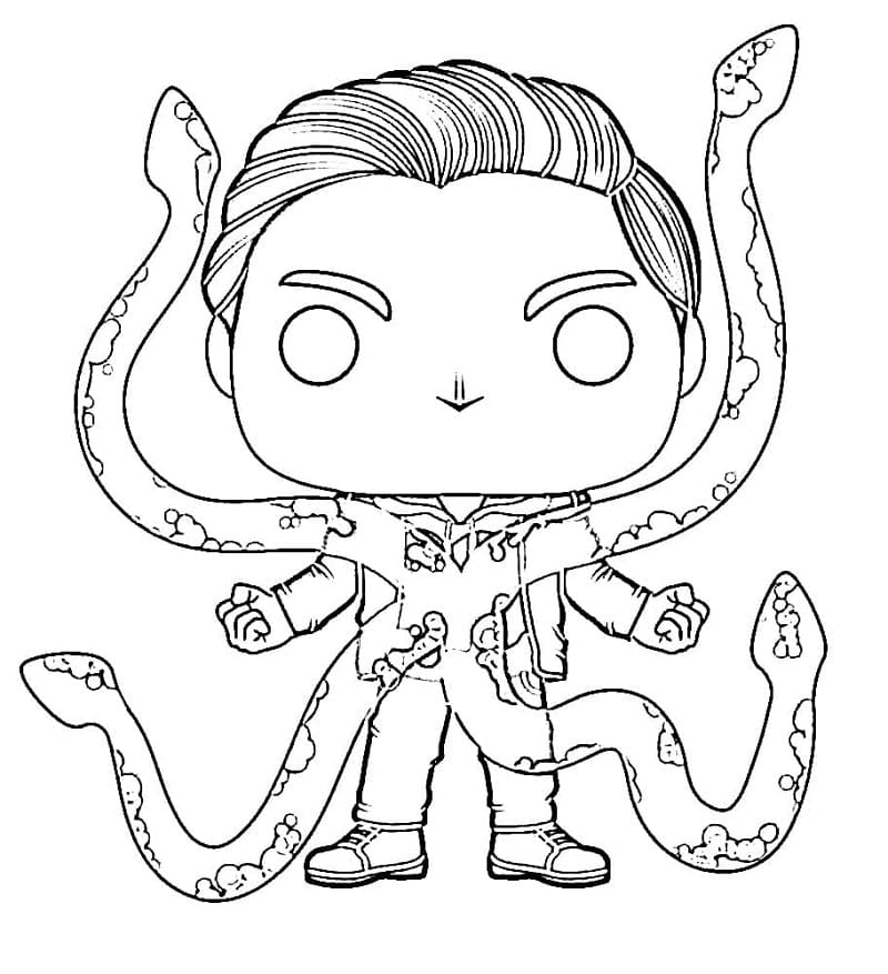 Funko Pop Ben Figurine Coloring Page Free Printable Coloring Pages
